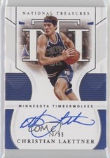 2020-21 Panini National Treasures Signatures 23/99 Christian Laettner Auto 10qe