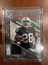 2019 Panini Donruss - Rookie Phenom Jerseys Josh Jacobs #RPJ-8 Red (MEM, RC)