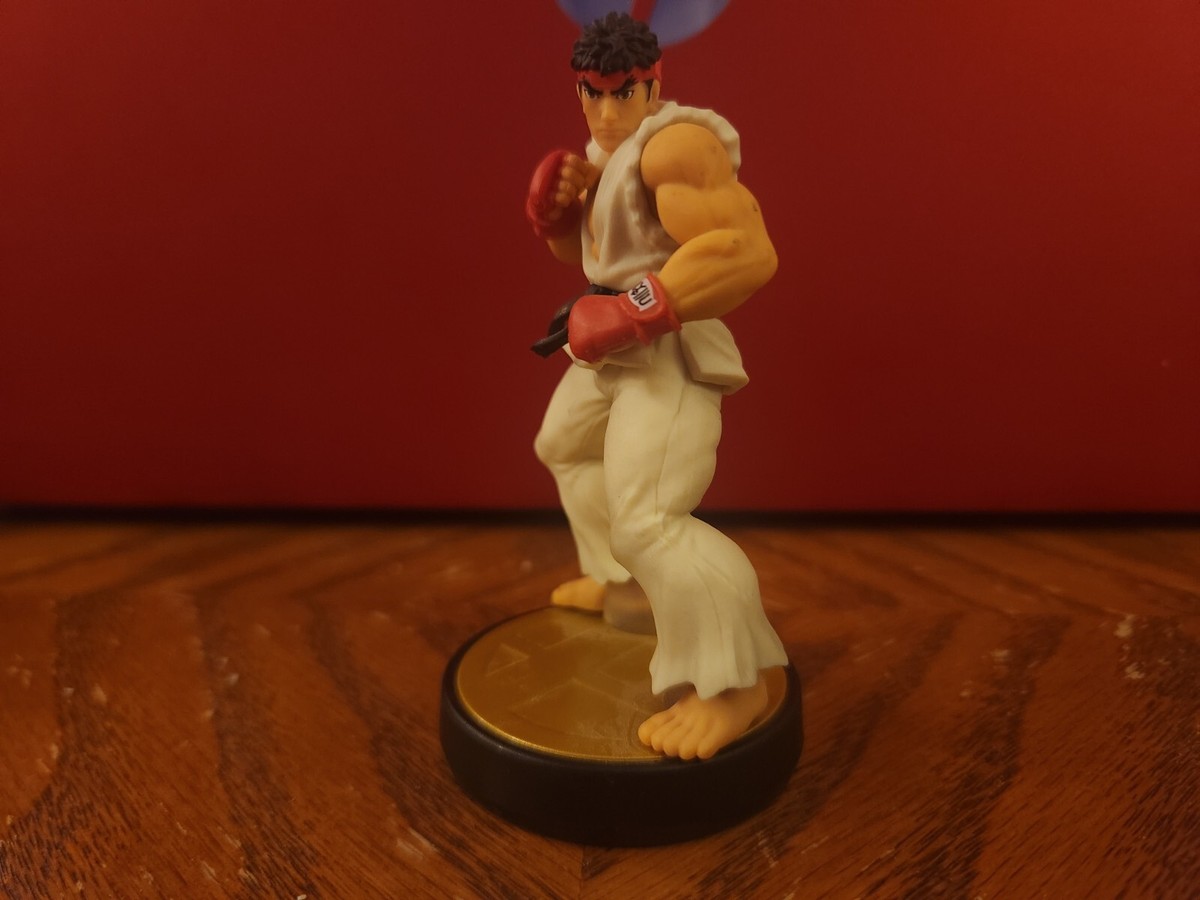 RYU Nintendo Amiibo Figure, Super Smash Bros, Street Fighter Switch WiiU 3DS