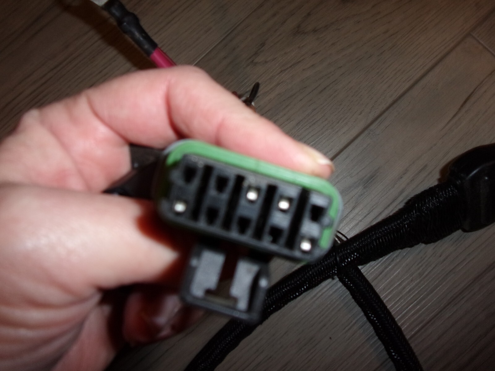 Fisher Part 48808 Poly Caster Hopper Salt Spreader Power and Ground