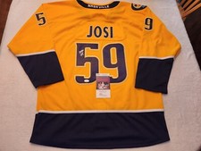 ROMAN JOSI signed PREDATORS custom jersey JSA COA SIZE XL