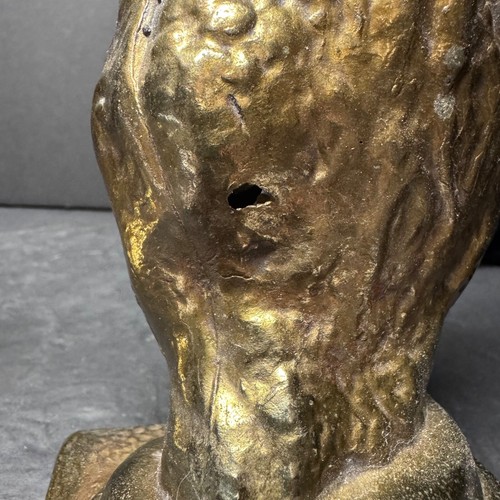VTG Vintage Old Nice Bookends Praying Hands MCM Metal Bronze Brass Spelter - Picture 9 of 11
