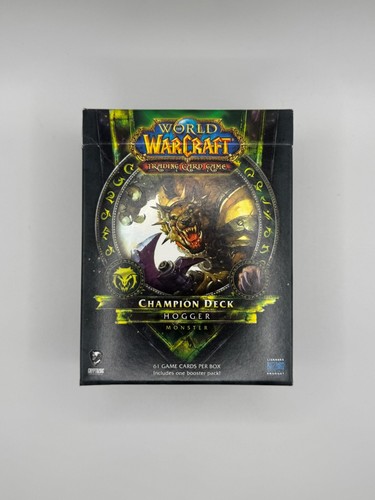 Mazo de cartas selladas Hogger de World of Warcraft TCG Champion - Imagen 1 de 8