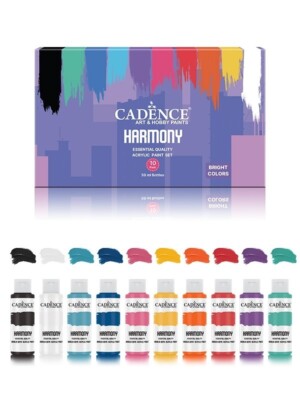 Acrylfarben Set 10x59ML  helle Farbtönen - Cadence