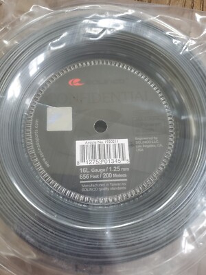 Solinco Confidential 16L 1.25mm 656 feet / 200m Tennis String Reel