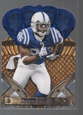 PIERRE GARCON 2011 CROWN ROYALE BLUE CARD #80 / 100