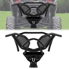 Rear Ready Bumper Guard W/ D-Ring for Can-Am Maverick X3 2017-up Powder Coated
