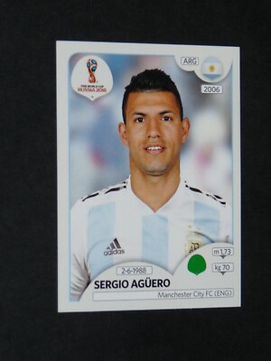 Figurine Football Sergio Agüero Argentine 6,5cm