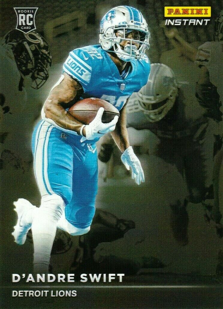 2020 NFL Panini Instant Rookie Spotlight Top Rookies D’ANDRE SWIFT - 1 of 1155
