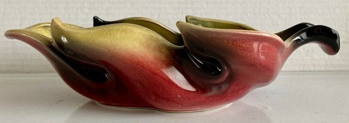 Vintage Hull USA 1978 Leaf Bowl Planter Trinket Dish Decor - Picture 11 of 11