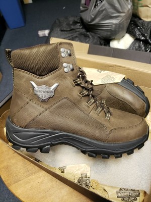 Harley Davidson Brown Motorcycle Boots 