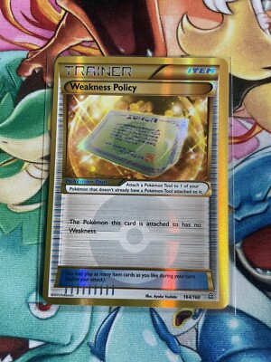 Schwachstellenrichtlinie 164/160 - Primal Clash Gold Secret seltener Trainer - Pokemon TCG