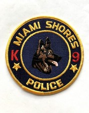 Obsolete Miami Shores Police K-9 unit patch, Florida