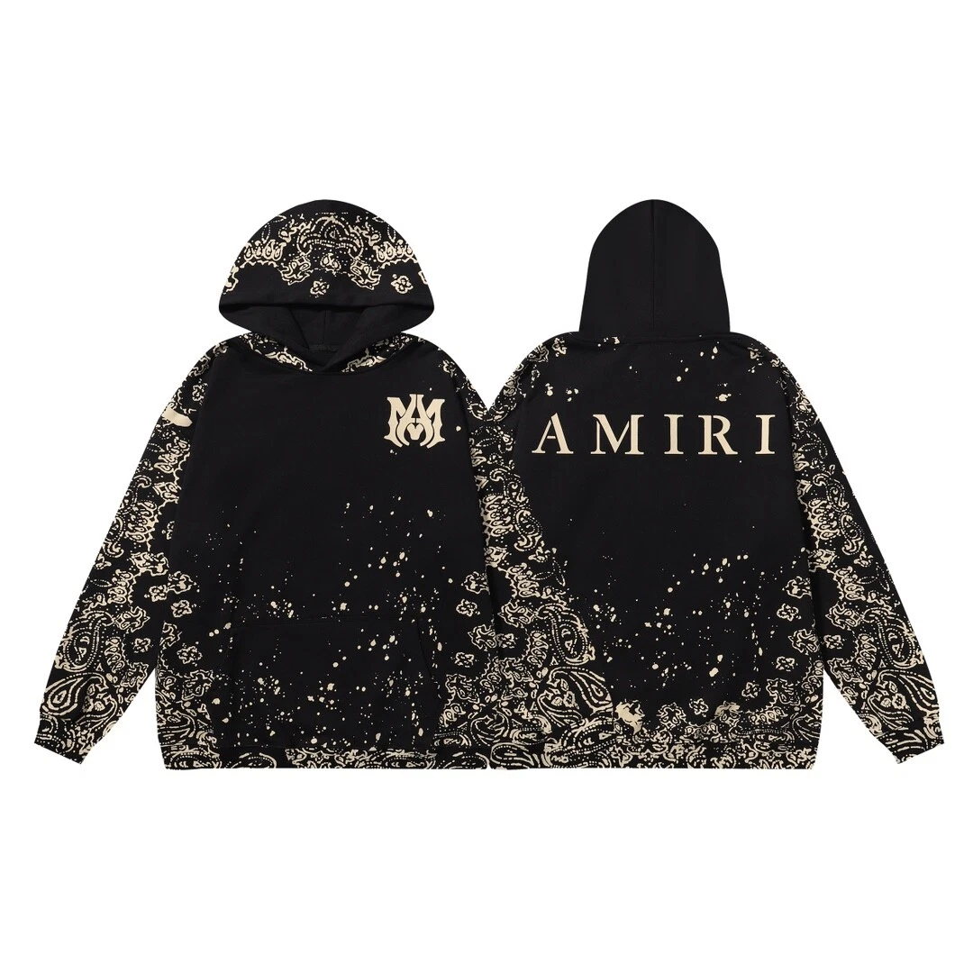 【AMIRI】アミリ / HOODIE / XL / フーディー ブラック AMIRI - 【国内正規】AMIRI ブラック ZIP フード付きパーカー XL