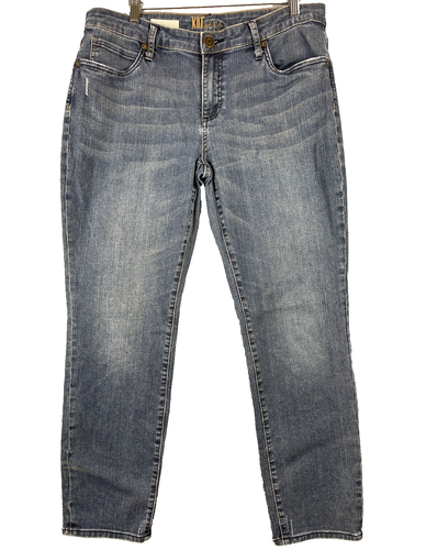 Pantalones de mezclilla Kut from The Kloth para mujer talla 10 azul Katy Boyfriend (32x29) - Imagen 1 de 12