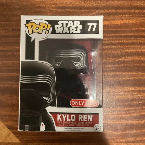 Kylo Ren Funko POP! Target Exclusive Star Wars Force Awakens #77 Vinyl Bobble