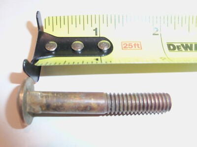 5/16-18 x 2'' Silicon Bronze Carriage Bolt VINTAGE Made in USA  Quantity of 4