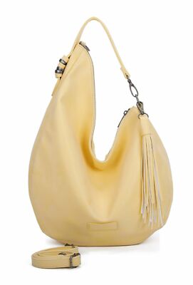 Fritzi aus Preußen Vintage Fritzi36 Hobo Bag Umhängetasche Tasche Fizz Gelb