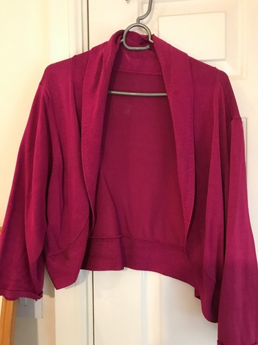Pink Bolero Cardigan Size L | eBay