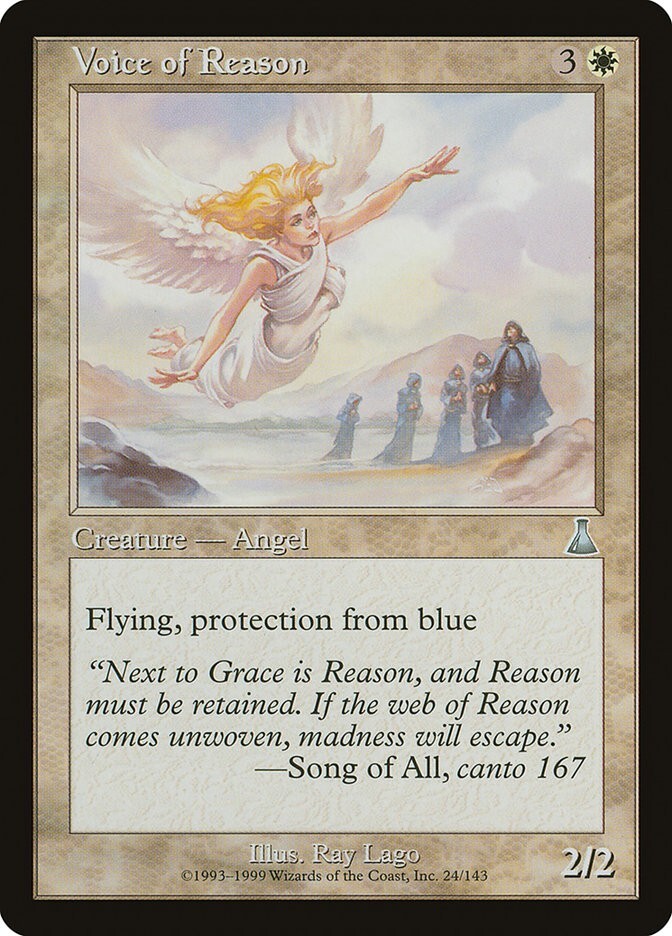 Urza's Destiny Voice of Reason MTG Magic the Gathering NM | eBay
