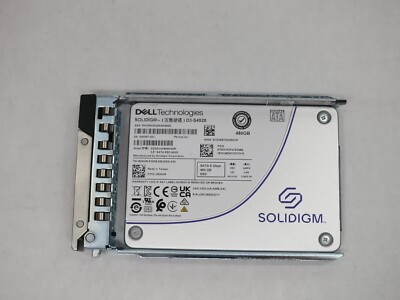 53KHR DELL 480GB SSD SATA ISE RI 6Gbps 512e 2.5in Hot-Plug 14G 15G 16G KIT
