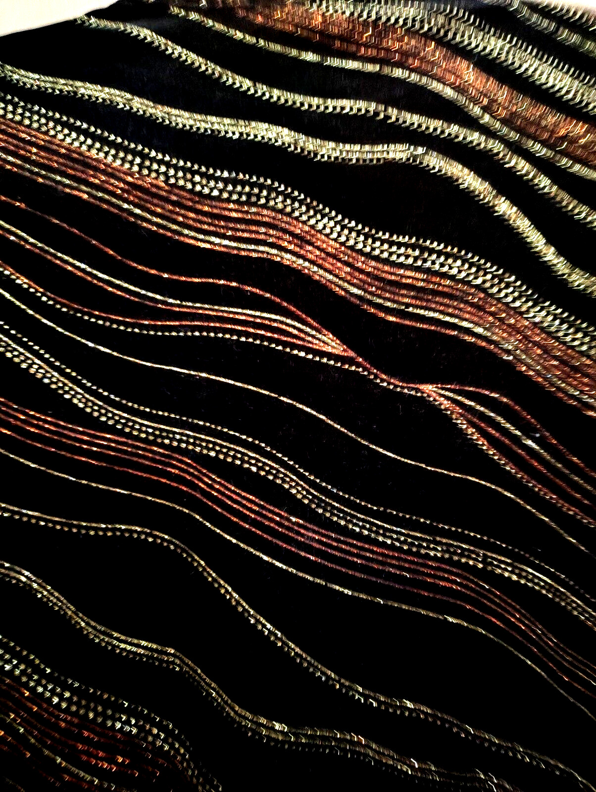 Notations Black Small Polyester Long Sleeve Blouse - image 2