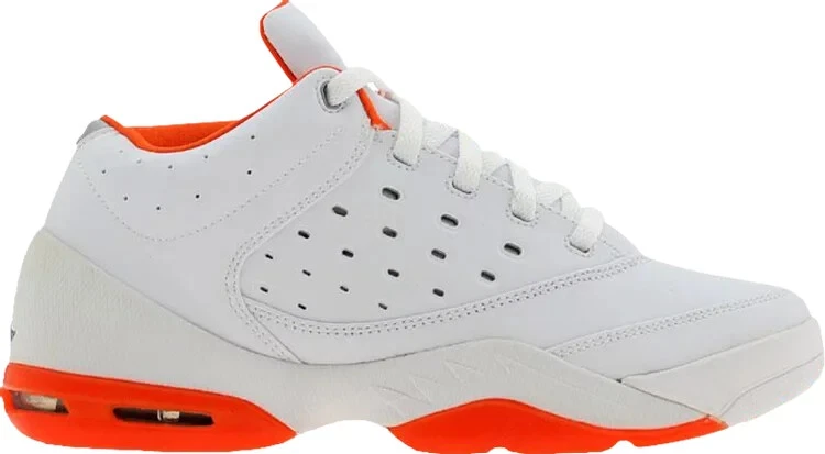 "Jordan Melo 5.5 Low (GS) stile bambini #313607 101 taglia 7Y bianco arancione ""vintage"