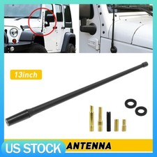 13 Antenna Mast Radio Fm Antena Kit Universal Wscrews For Car Trunk Boat Black