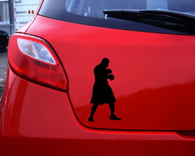 Aufkleber Boxer 'Sugar Ray' Autoaufkleber 25 Farben Autosticker Sticker Auto