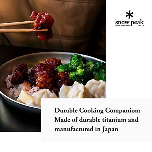 Snow Peak Trek Titanium Plate STW-002T Made in Japan - BRAND NEW