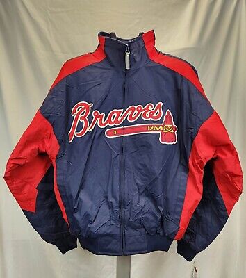 Vintage Atlanta Braves Jacket AUTHENTIC Majestic MLB Collection ADULT 