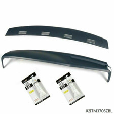 Fit For 02-05 Dodge Ram Abs Front Dash Section Dash Cover Overlay Dark Navy Blue