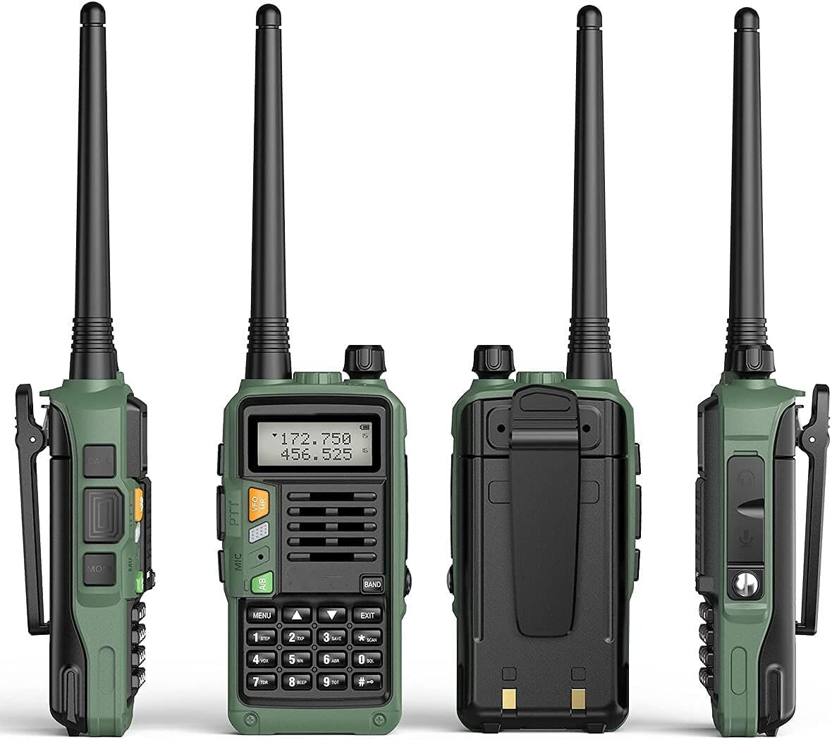 Handheld Police Radio Scanner 2Way Triple Power Digital Transceiver