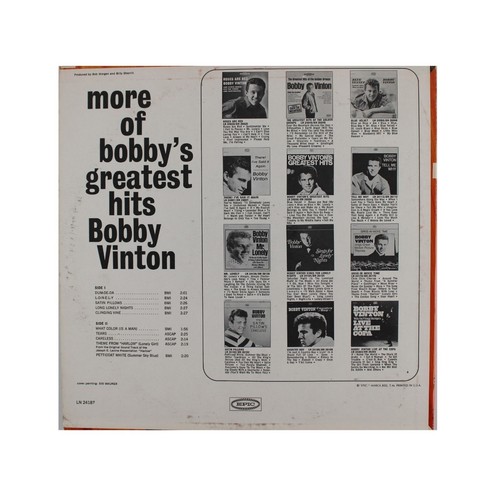 1966 First Pressing - Bobby Vinton - More of Bobby's Greatest Hits vinyl (Epic) - Foto 2 di 5