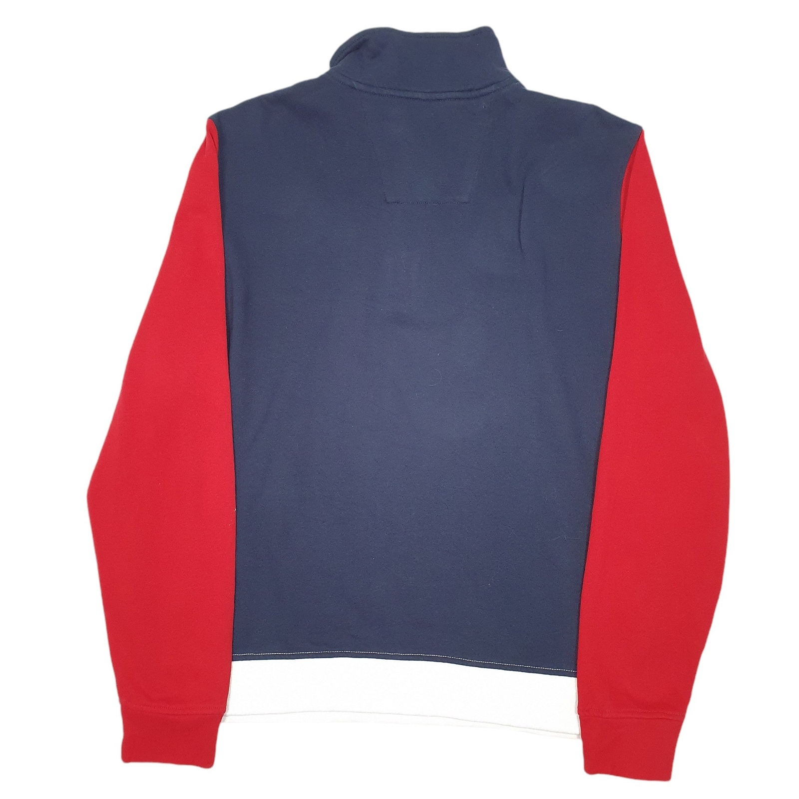 NAUTICA 1/4 Quarter Zip Cotton Blend Jumper Sweatshirt Mens M image 3