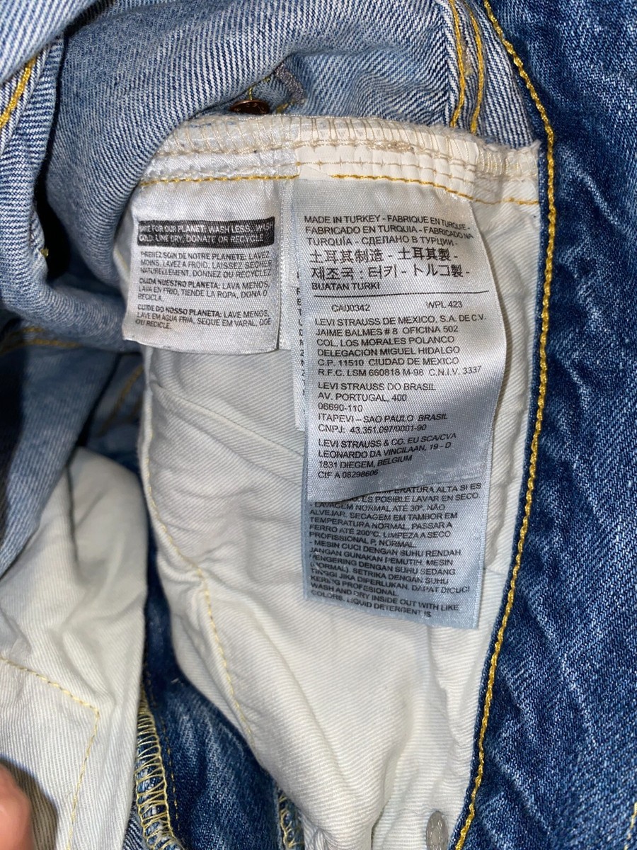 LEVI's True Vintage Collection 501ZXX JEANS 36 X 32 Light