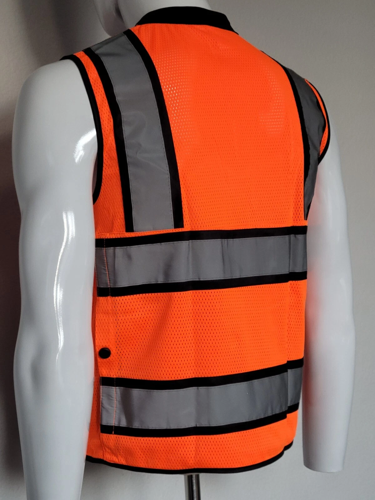 FX Heavy Duty Surveyors Safety Vest with Zipper, Large Plan Pocket image 9