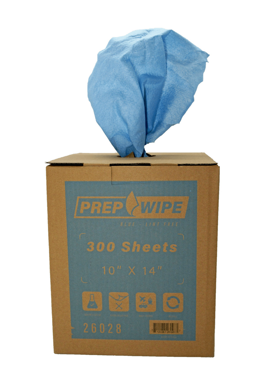 Prep Wipe Lint Free Cleaning Towels Pack of 300 Sheets, 10" x 14"