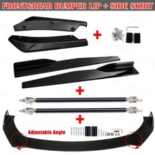 Universal Car Front Rear Bumper Lip Spoiler Diffuser Body Side Skirt Splitter Universal Car Front Rear Bumper Lip Spoiler Diffuser Body Side Skirt Splitter