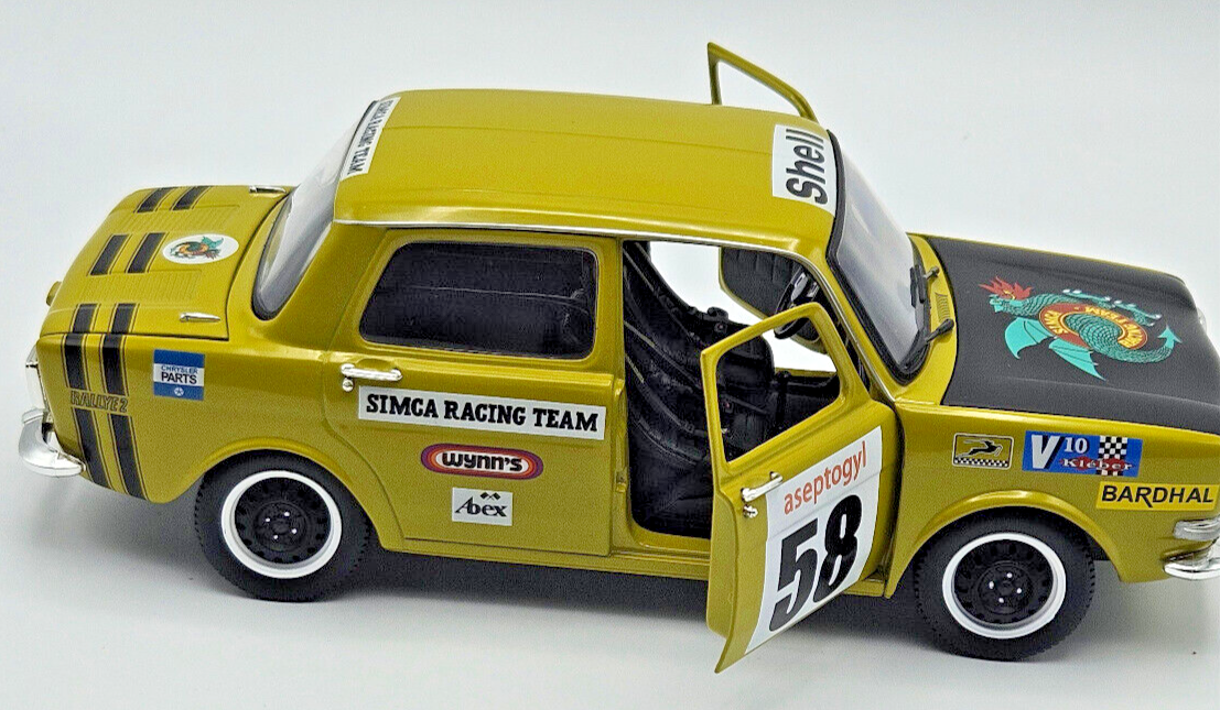 自動車 NOREV SIMCA 1000 RALLYE 2 1:18 1976 SIMCA 1000 RALLY 2 NOREV 185708 1/18 DIECAST MODEL CAR