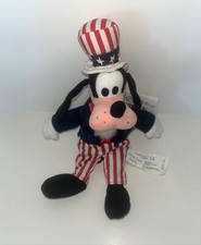 Disney Uncle Sam Goofy Bean Bag Plush 4th of July Patriotic Disney  NWT Vintage
