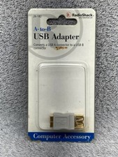USB 2.0 A Female to B Female White Adapter