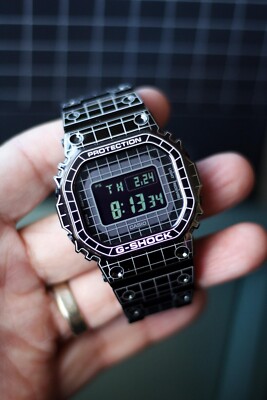 Casio G-Shock GMW-B5000CS-1JR Grid Tunnel Black Radio Solar