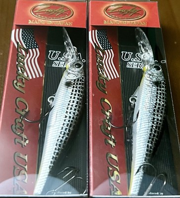 2 Lucky Craft Pointer 65DD SP Minnow Jerkbait Lures SPOTTED SHAD