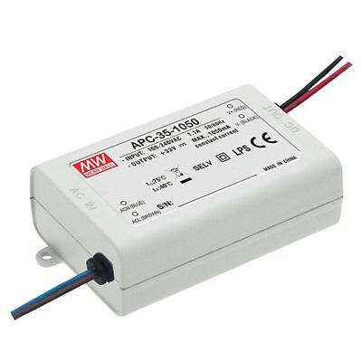 MEAN WELL APC-35-350 35W 350mA 28...100VDC Konstantstrom LED Netzteil