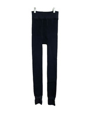 Winter Leggings Warm Pants Tight Women Gray Thermal Stretch Fleece Lined Thick