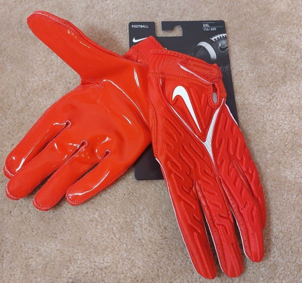NIKE SUPERBAD 6.0 ADULT PADDED FOOTBALL GLOVES, YOU PICK NIKE SUPERBAD 6.0 ADULT PADDED FOOTBALL GLOVES, YOU PICK
