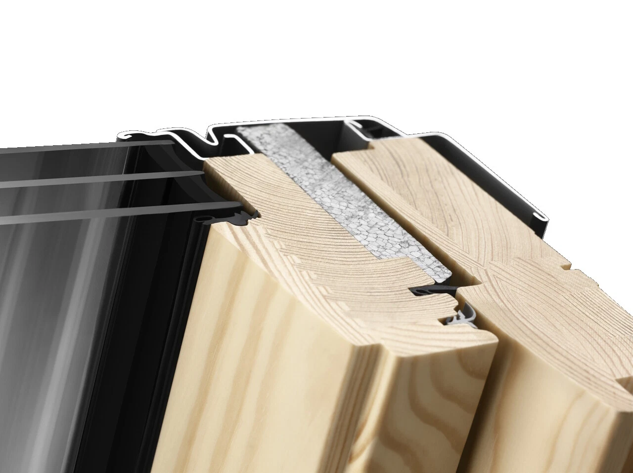 VELUX wooden roof window 2 or 3-pane glazing with ThermoTechnology™