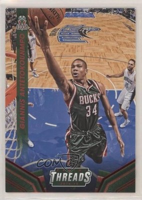 2014-15 Panini Threads Century Proof Red 143/199 Giannis Antetokounmpo #64 2h4