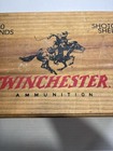 Nice Wooden Dovetail Winchester Shotgun Shells Ammo Crate w/ Rope Handles — photo 5